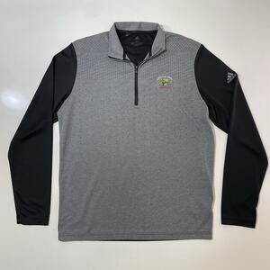 Adidas Torrey Pines 121st US Open Quarter 1/4 Zip Pullover Grey Vented Men’s M